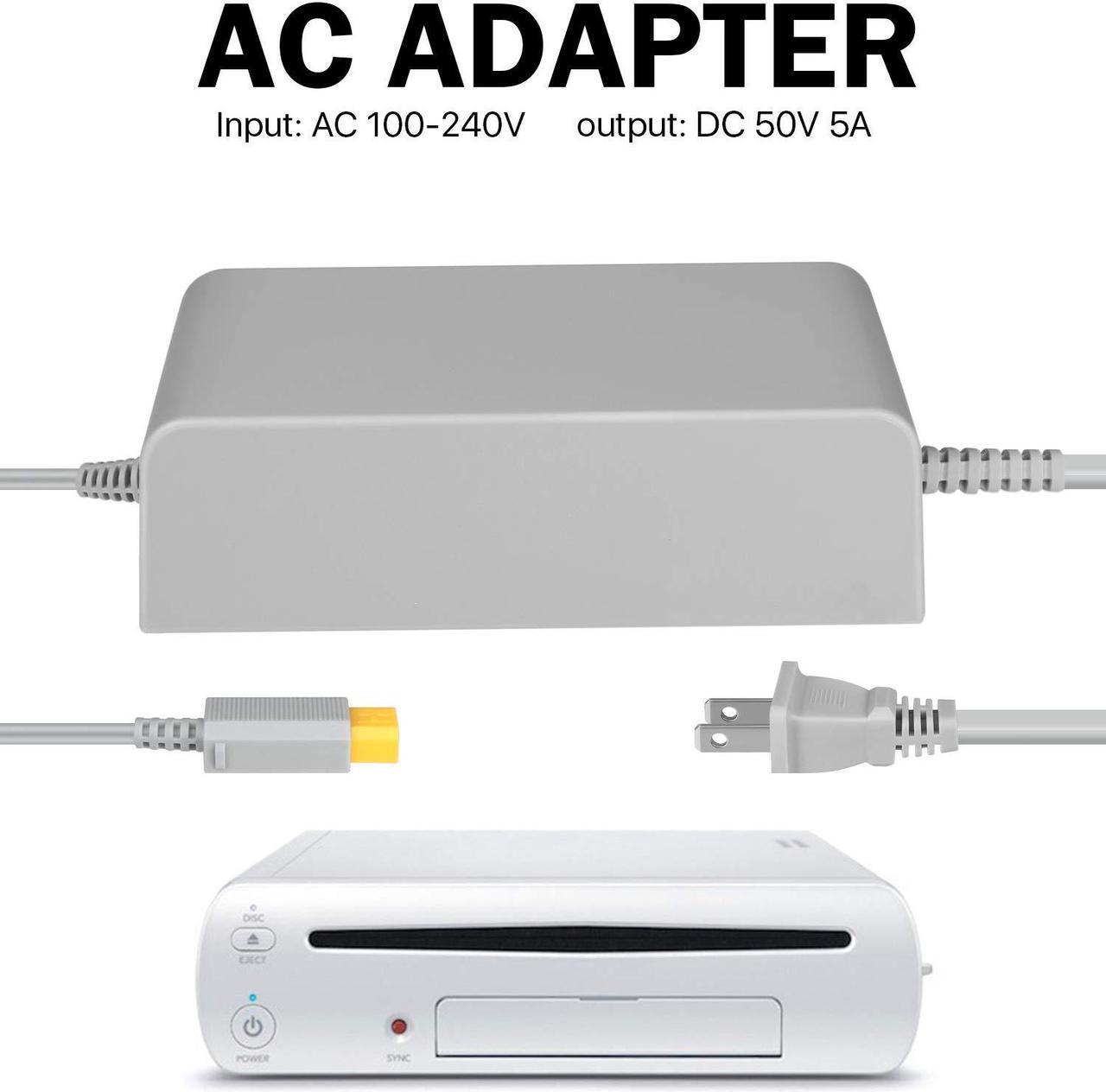 Alt view image 2 of 5 - WERLEO Wii U Controller GamePad Charger AC Adapter Power Supply Home Wall Travel Charging Cord Cable Accessories Kit 100-240V US Plug for Nintendo Wii U Gaming Console System