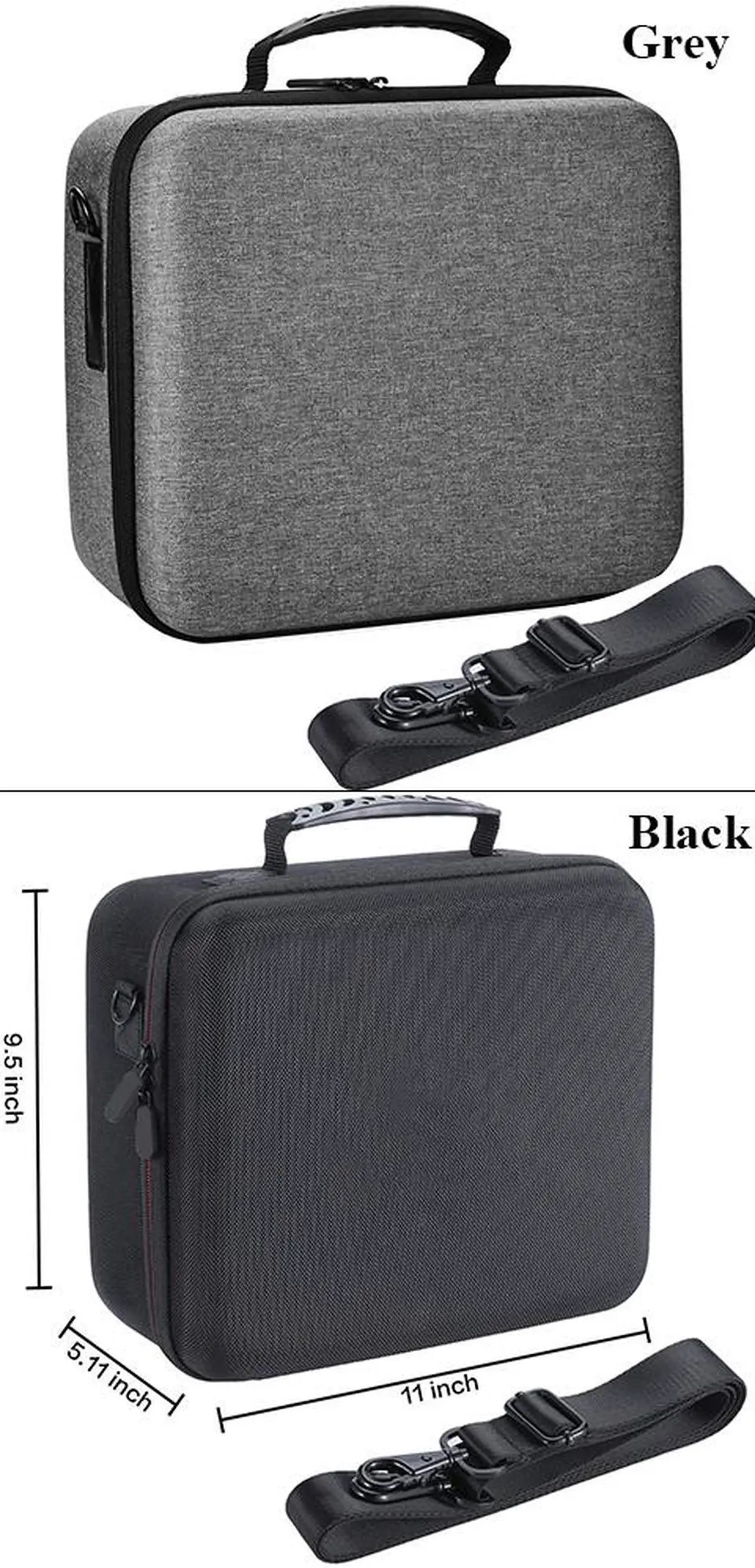 Alt view image 7 of 7 - Deluxe Carry Case for Nintendo Switch Werleo Hard Travel Case Fit Nintendo Switch System and Pro Controller