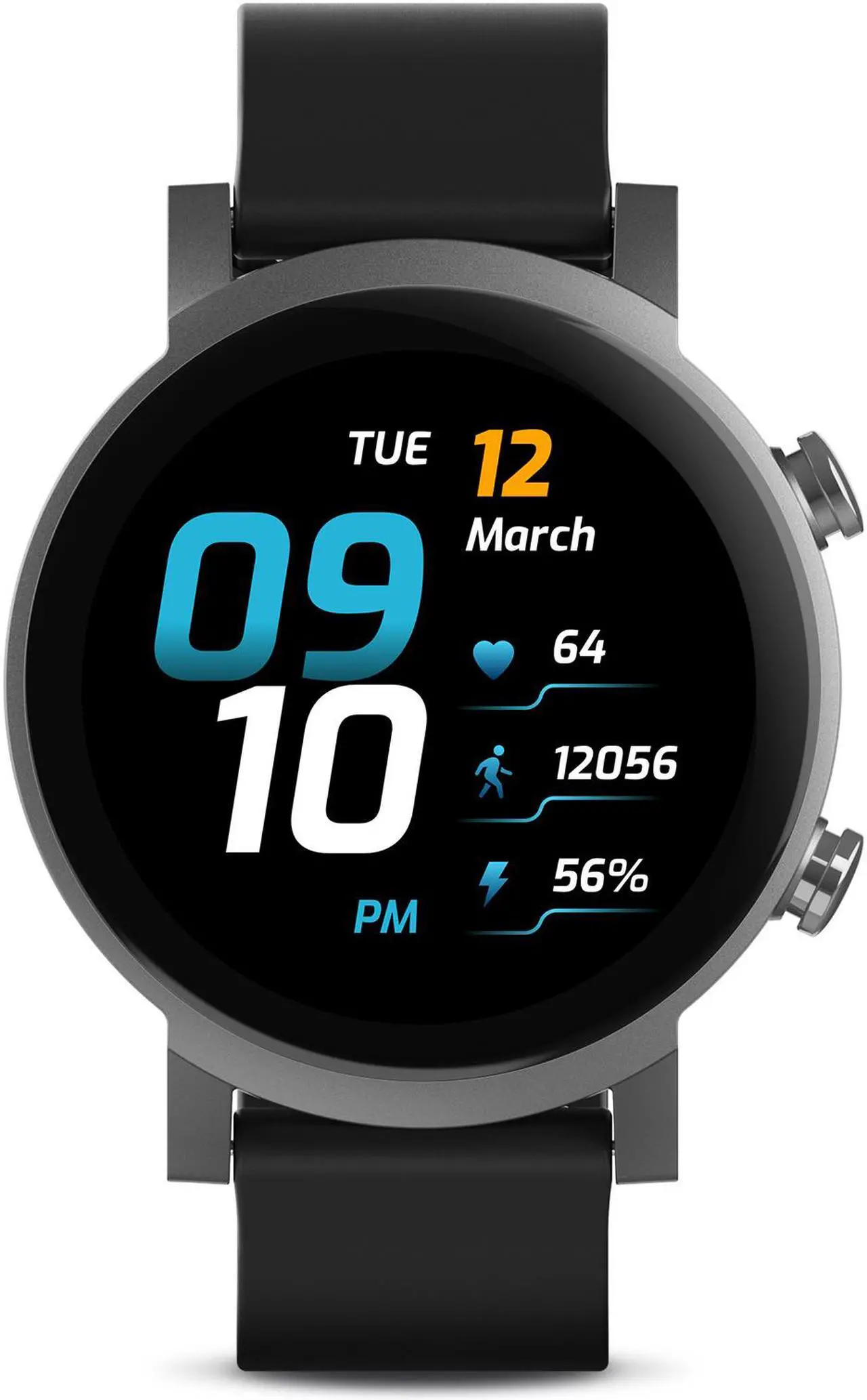 Main image of Ticwatch E3 Smart Watch Men's Wear OS by Google Watch iOS and Android Compatible Watch Qualcomm Snapdragon Wear 4100 Platform Health Monitor Fitness Tracker GPS NFC Mic and Speaker IP68 Waterproof