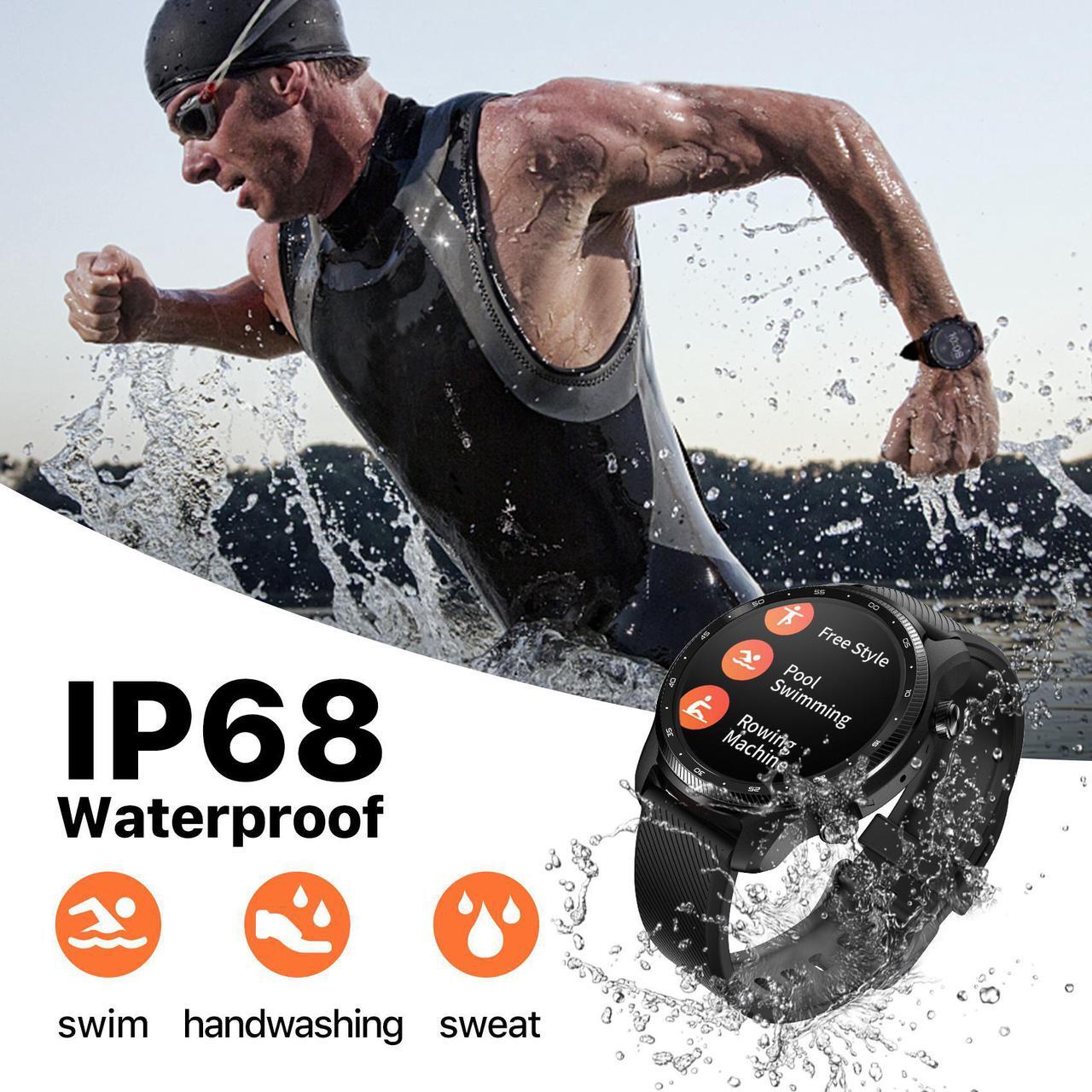 Alt view image 5 of 5 - TicWatch Pro 3 Ultra GPS Smartwatch Qualcomm SDW4100 and Mobvoi Dual Processor System Wear OS Smart Watch for Men Blood Oxygen IHB AFiB Detection Fatigue Assessment 3-45 Days Battery NFC Mic Speaker