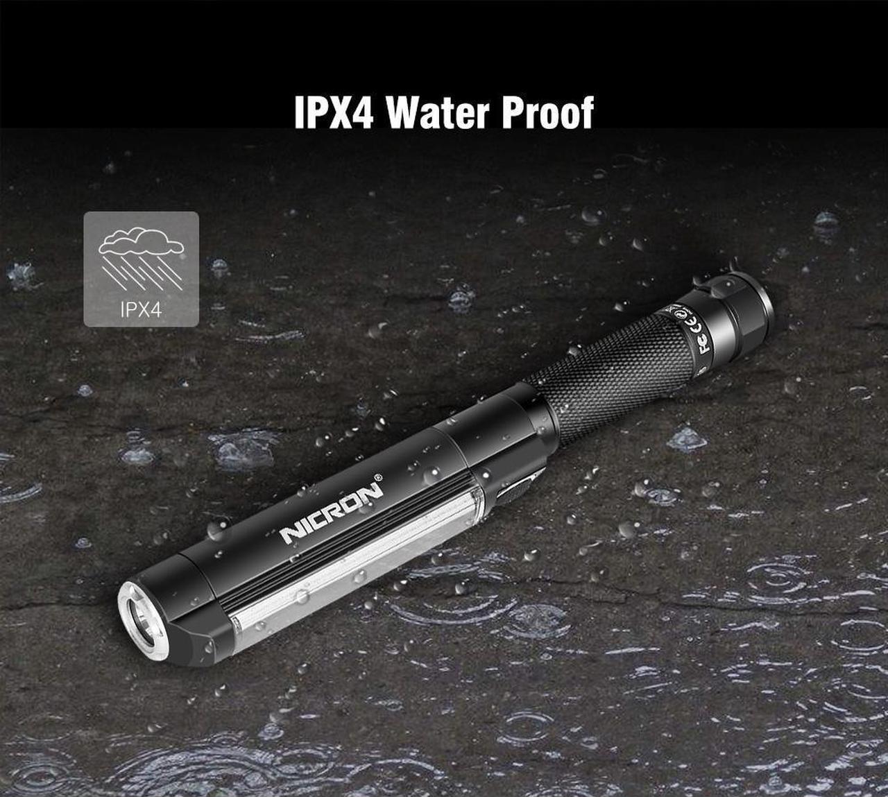 Alt view image 6 of 7 - NICON Worklight Pocket Light With Both Spot and Flood Light,COB Magnetic Base Work Light, 500 Lumens Inspection Pen Light 5 Modes LED Flood Handheld Led Flashlight 3*AAA For Car Repair, Household WL15