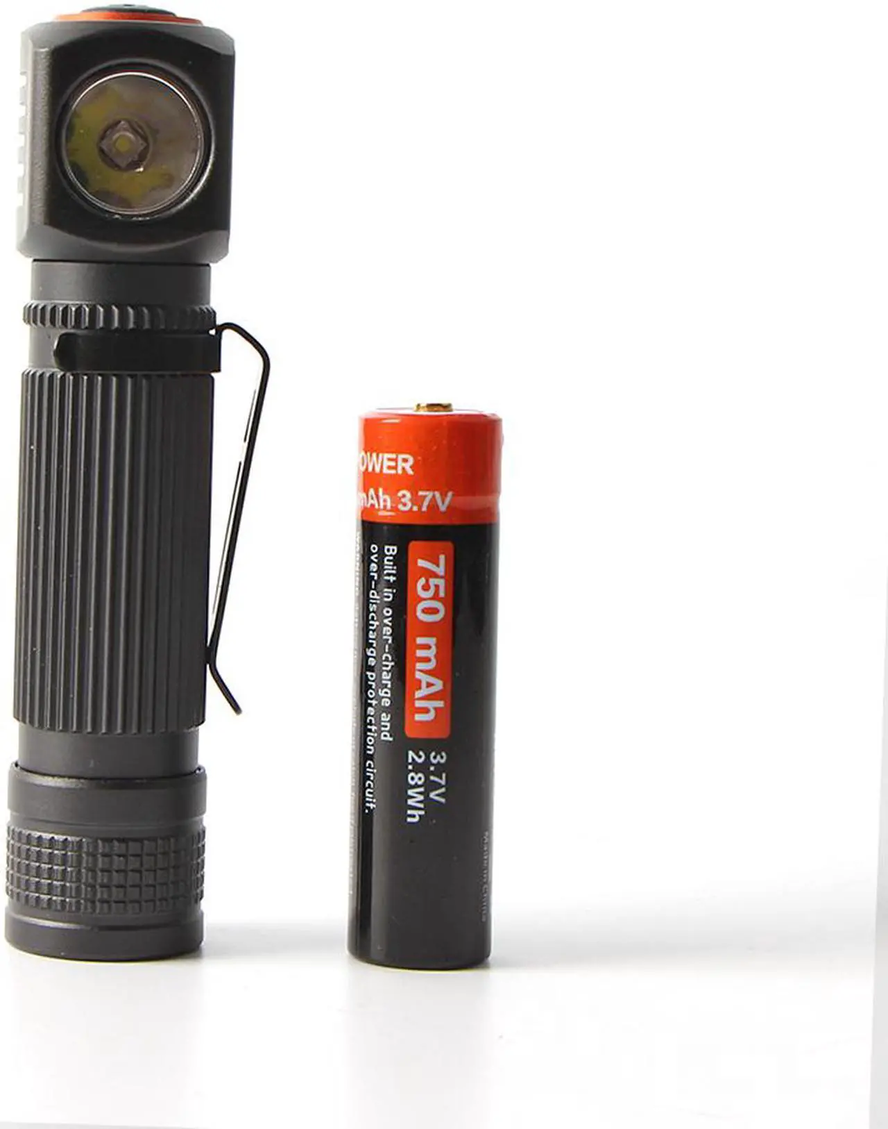 Alt view image 2 of 7 - NICRON Mini Rechargeable LED Headlamp 450Lm 75M Long Beam Waterproof IP65 Flashlight Headlight Torch Lamp For Camping H10R