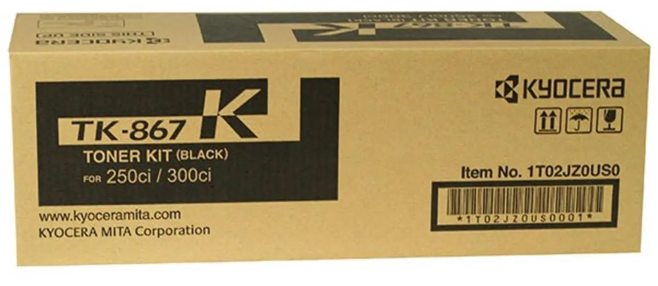 Alt view image 10 of 11 - Kyocera Copystar TK867K Toner Cartridge Black