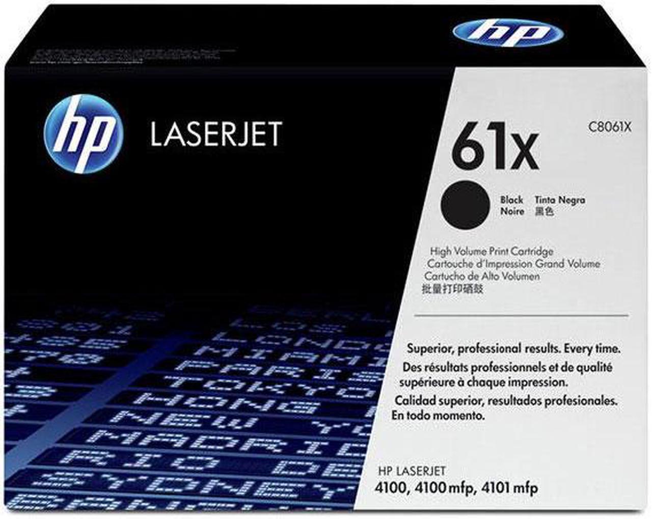 Alt view image 2 of 2 - C8061X 61X Black Laser Toner Cartridge For HP LaserJet 4100n FACTORY 4100
