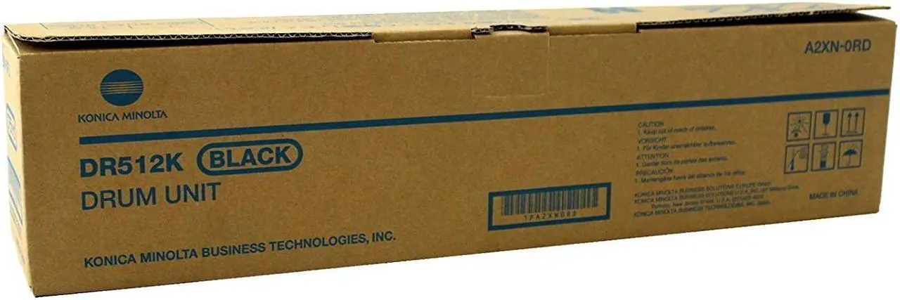 Alt view image 7 of 7 - Black Drum Unit for Konica Minolta A2XN0RD bizhub 224e, 284e, 364e, 454e, 554e, C224, e, C284, e, C364, e, C454, e, C554, e, Genuine Konica Minolta Brand