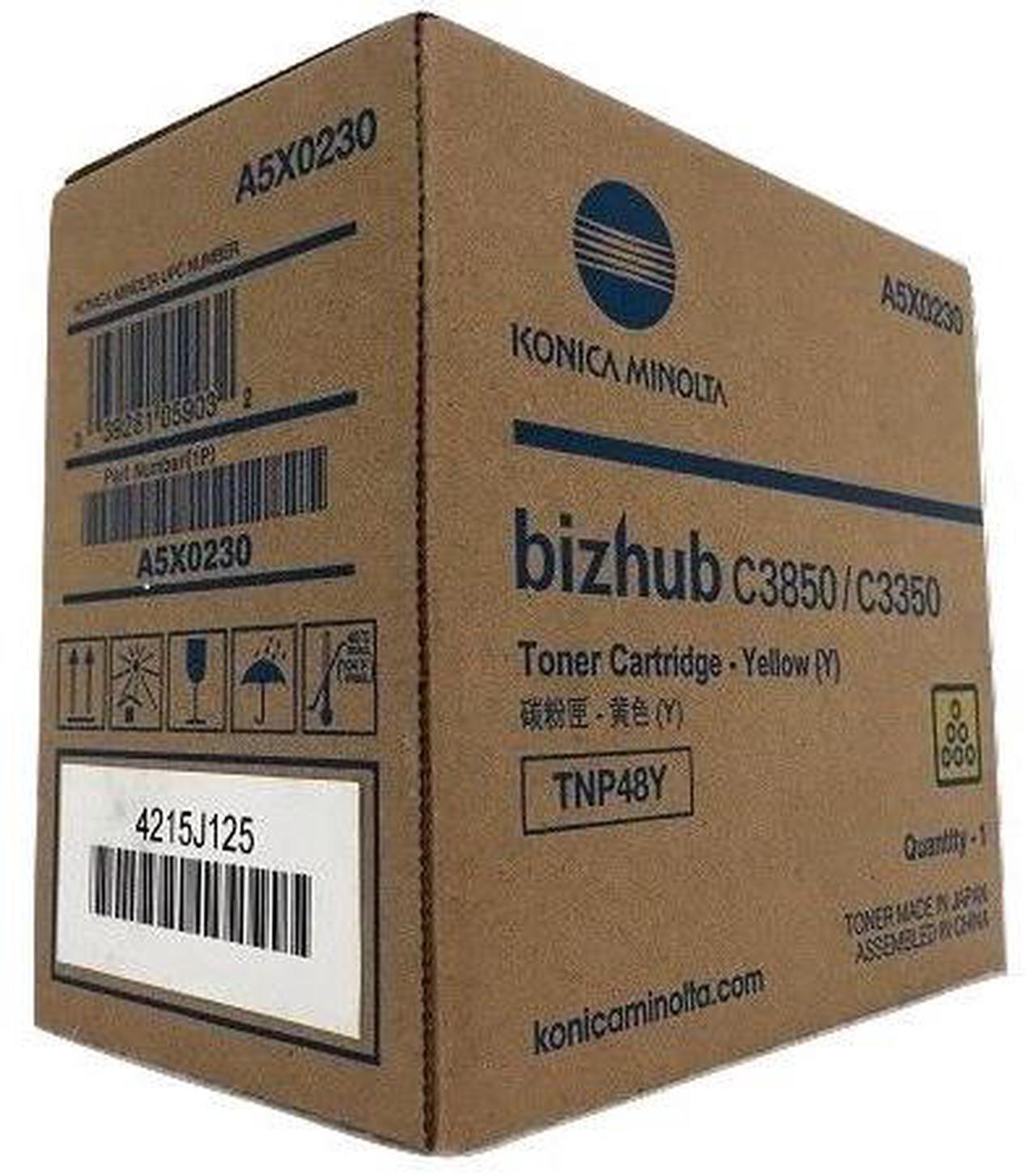 Alt view image 2 of 6 - KONICA MINOLTA OEM Toner Cartridge, YELLOW, yield 10,000 A5X0230