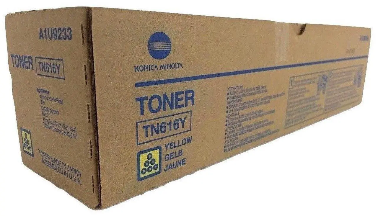 Alt view image 10 of 12 - Konica Minolta A1U9233 High Yield Toner Cartridge - Yellow