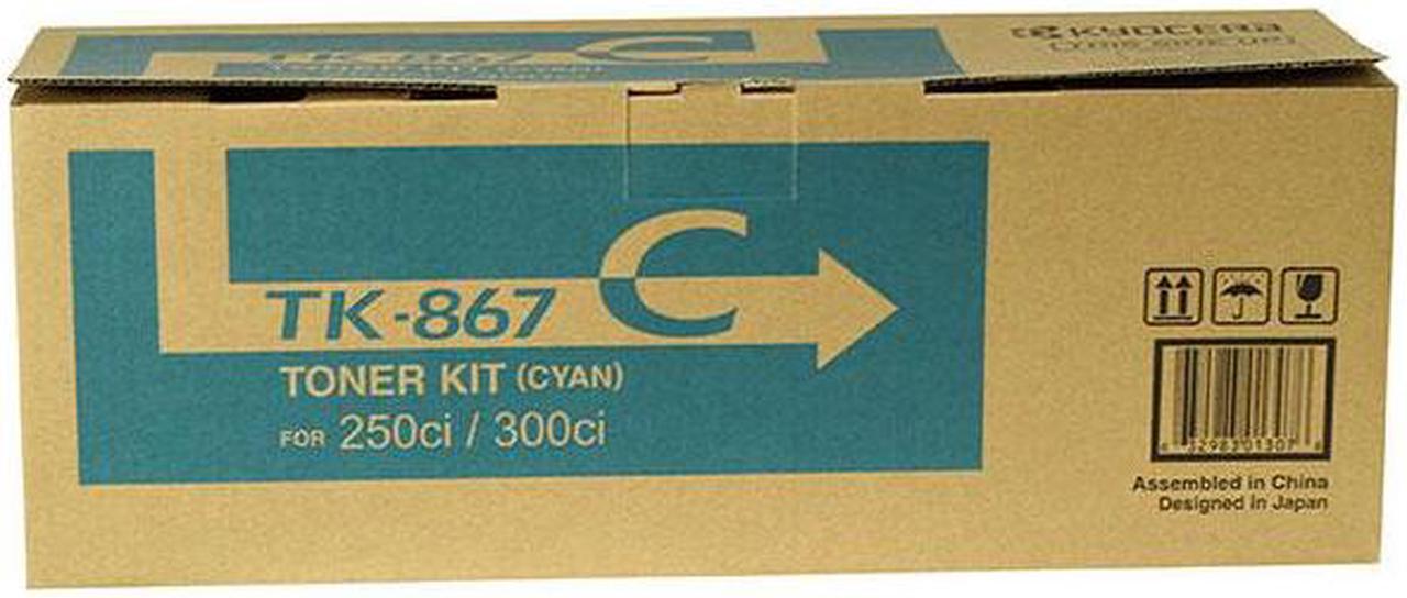 Alt view image 4 of 13 - Kyocera Copystar TK867C Toner Cartridge Cyan