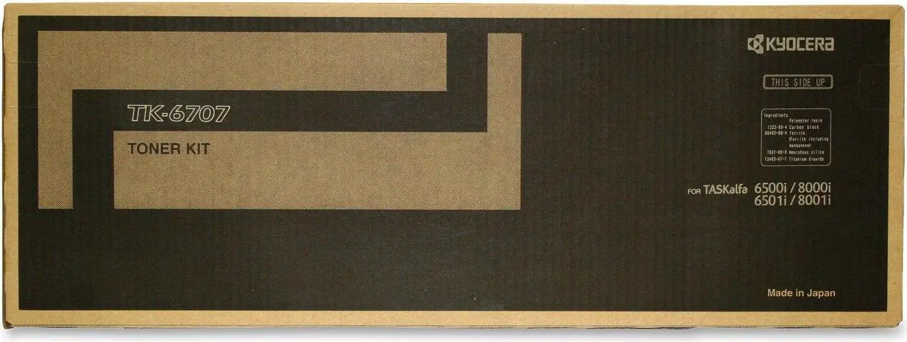 Alt view image 6 of 12 - 1 Tk6707 Sd Black Toner