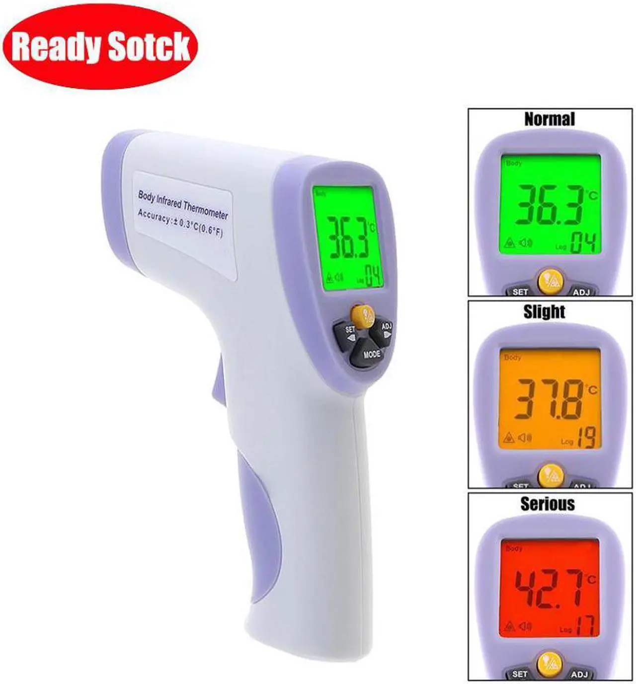 Main image of Digital Infrared Forehead Thermometer Non-Contact Digital Medical Thermometer for Baby Adult Child