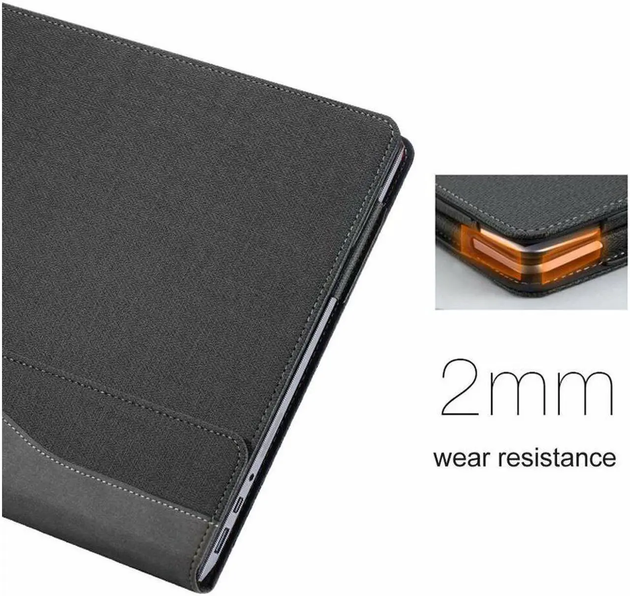 Alt view image 5 of 7 - Surface Laptop 3 Case PU Leather Detachable Protective Cover for Microsoft Surface Laptop 3 Laptop 2 laptop 1 13.5 Inch
