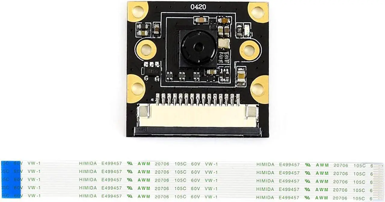 Alt view image 3 of 7 - 8MP IMX219-77 Camera Compatible with NVIDIA Jetson Nano and Raspberry Pi Compute Module 3/3+, 8 Megapixels Camera Module IMX219 Sensor 3280×2464 Resolution 77 Degree Angle of View
