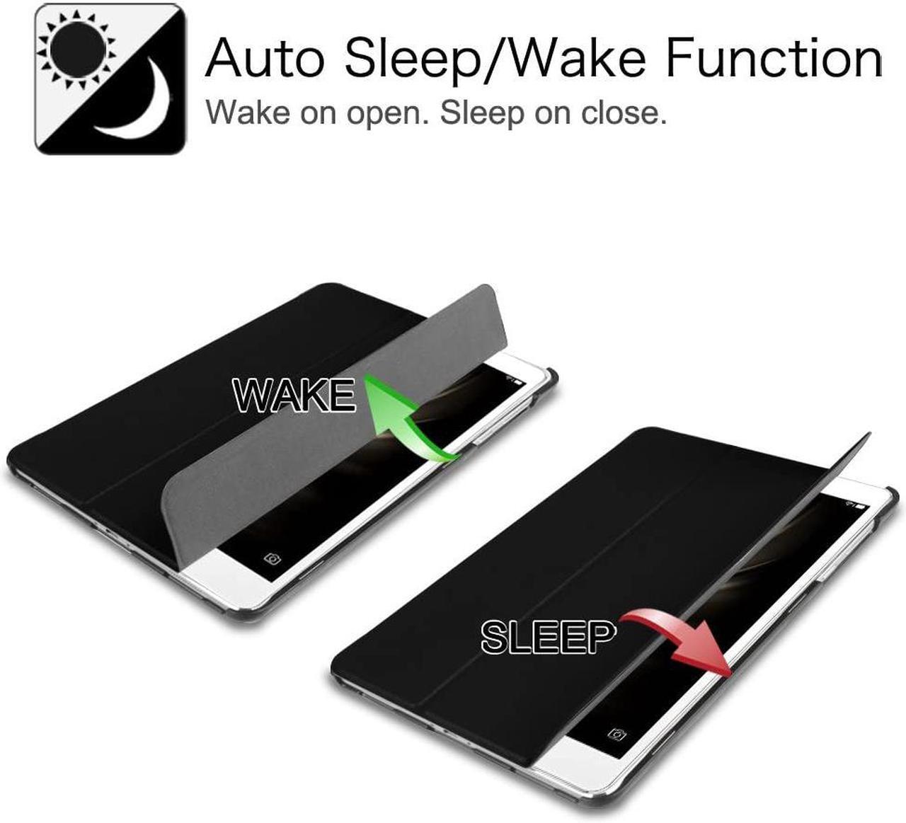 Alt view image 7 of 7 - Case for ASUS ZenPad 3S 10 Z500M (NOT FIT Model# Z500KL) - [Slim Shell] Ultra Lightweight Stand Cover with Auto Sleep / Wake for ASUS ZenPad 3S 10 (Z500M ONLY) 9.7 inch Tablet
