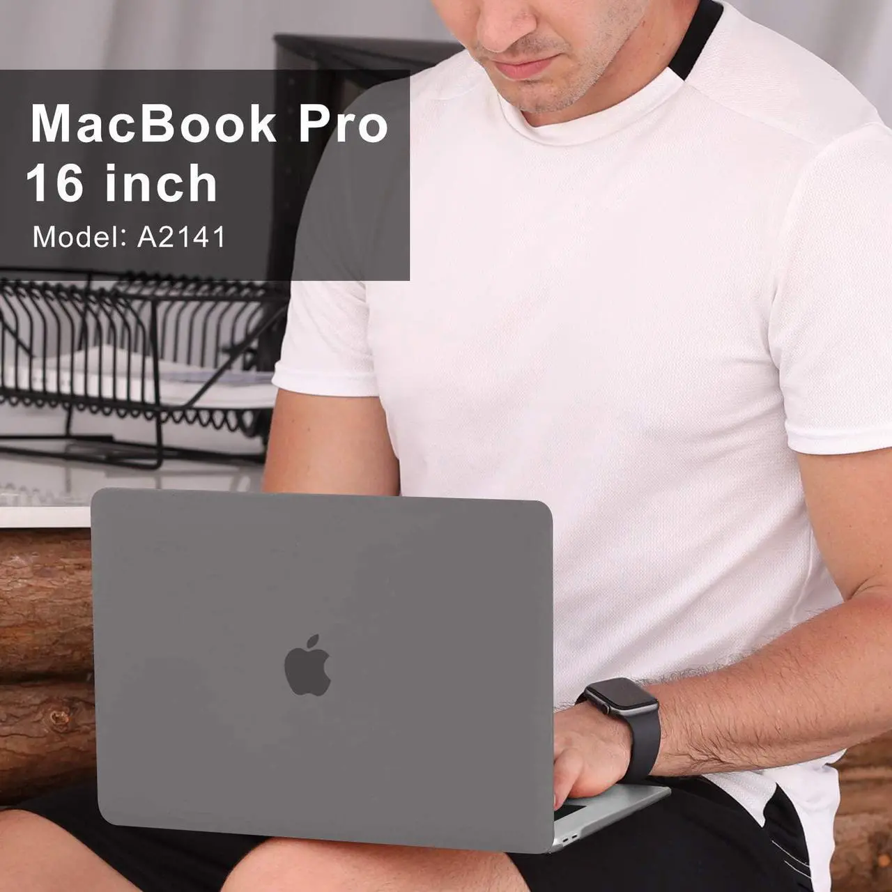 Alt view image 4 of 7 - MacBook Pro 16 inch Case 2019 Release A2141 with Keyboard Cover Skin for New 16 inch MacBook Pro Case with Touch Bar Soft Touch Plastic Hard Shell