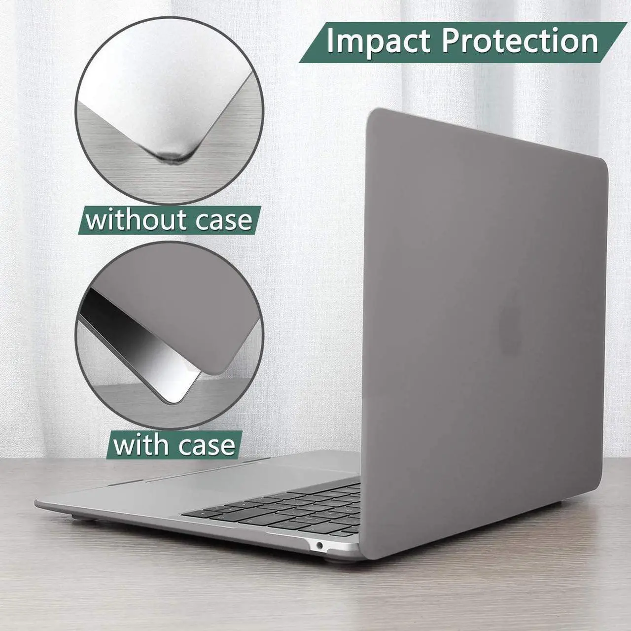 Alt view image 3 of 7 - MacBook Pro 16 inch Case 2019 Release A2141 with Keyboard Cover Skin for New 16 inch MacBook Pro Case with Touch Bar Soft Touch Plastic Hard Shell