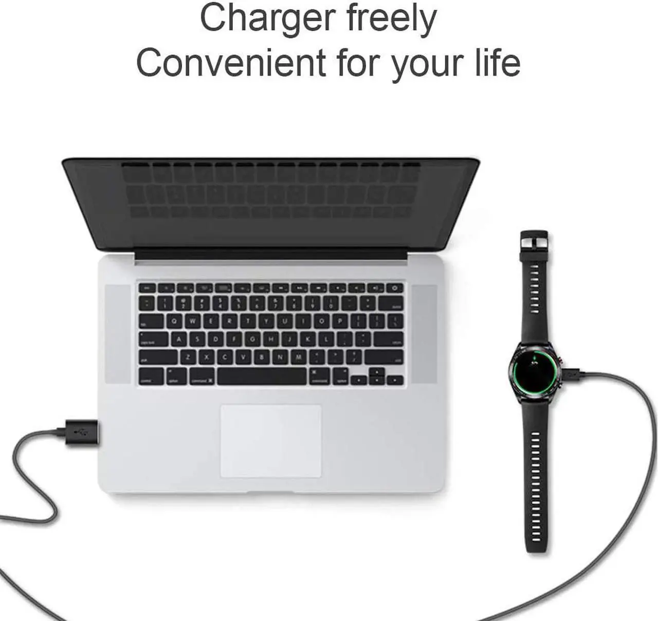 Alt view image 6 of 6 - Watch Charger for Huawei Watch GT / GT 2 / GT 2e Charger with USB Cable Charger Stand Charging Dock Station for Huawei Watch GT / GT2 / GT2e