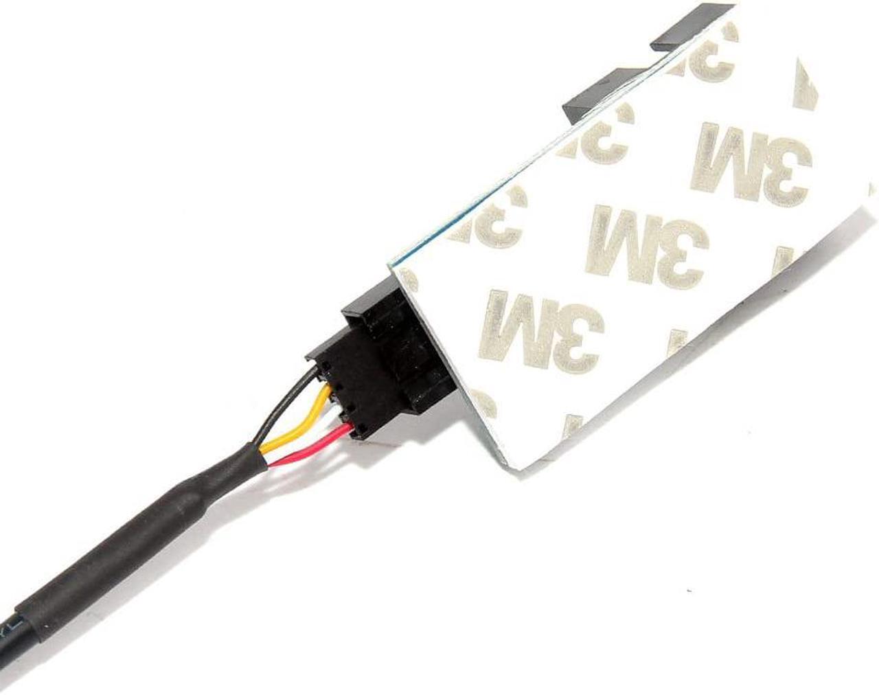 Alt view image 6 of 6 - 9pin USB Header Male 1 to 2/4 Female Extension Cable Card Desktop 9-Pin USB HUB USB 2.0 9 pin Connector Adapter Port Multilier