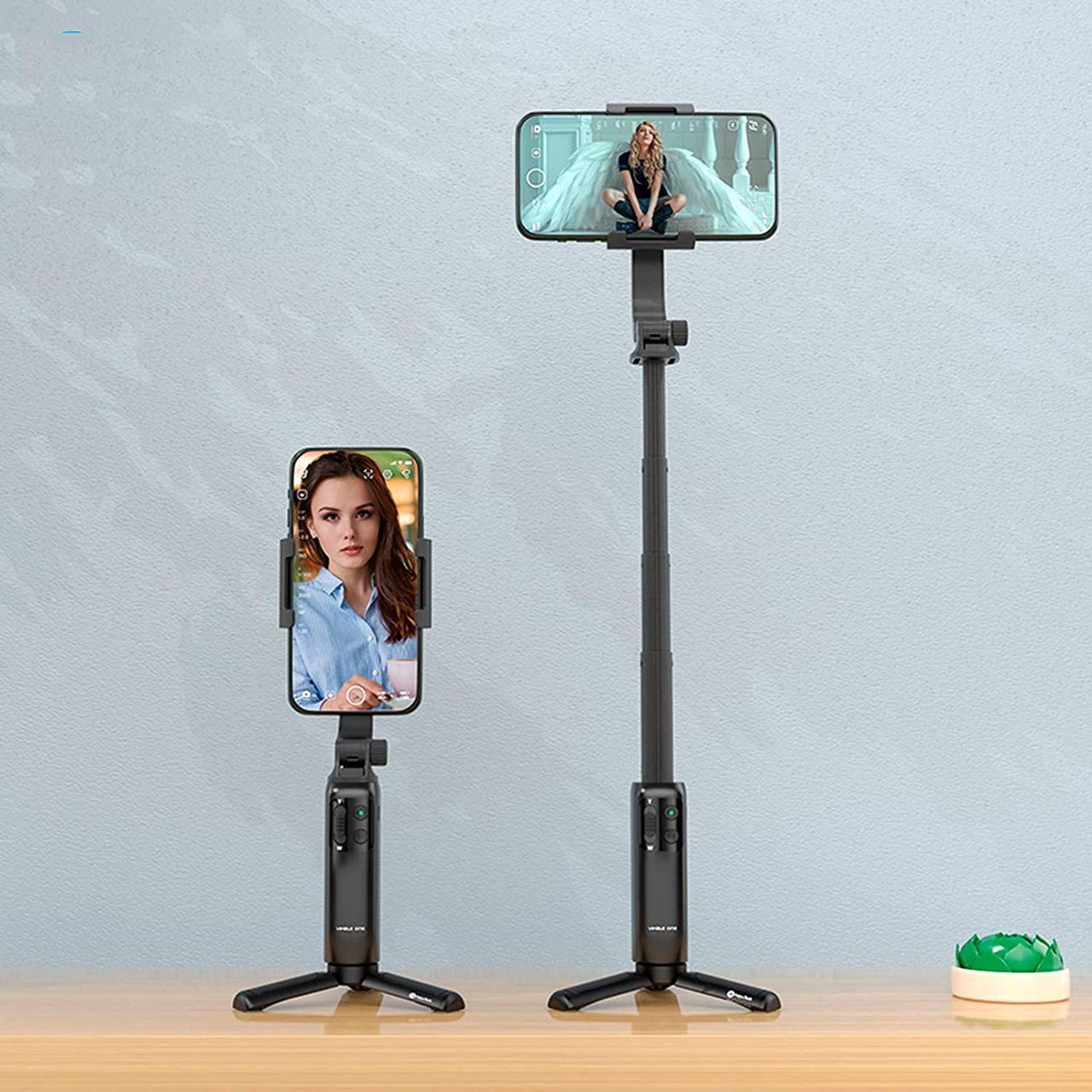 Alt view image 5 of 7 - Gimbal Stabilizer for Smartphone Vimble One Anti-Shake Foldable Gimbal Handheld Selfie Stick Tripod for iPhone Android with 18cm Extensional Stick, Vlog YouTube Live Video TikTok