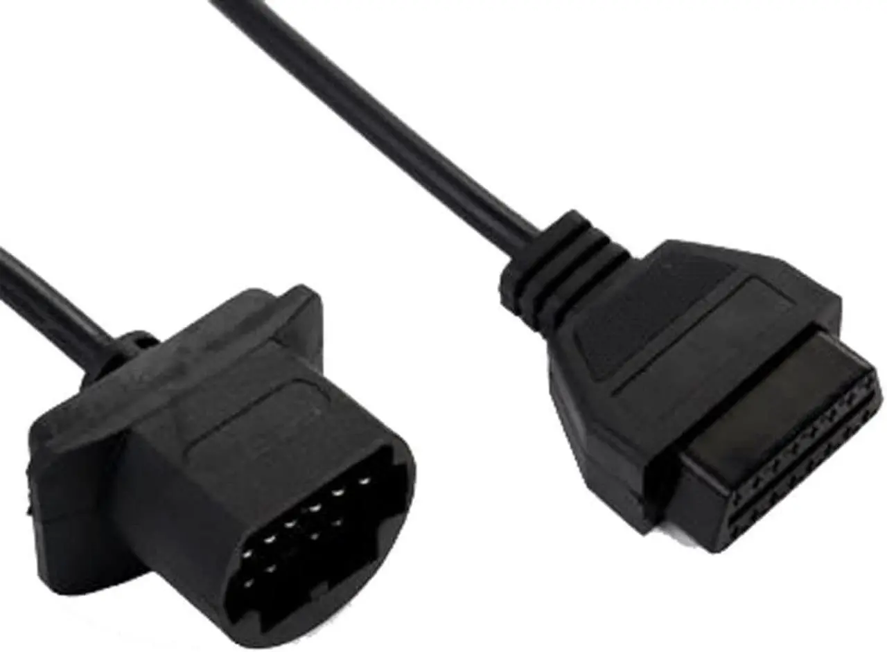 Alt view image 5 of 6 - OBD OBD2 Connector Diagnostic Adapter for Mazda 16 pin to 17 pin Adapter (Mazda-16T17)