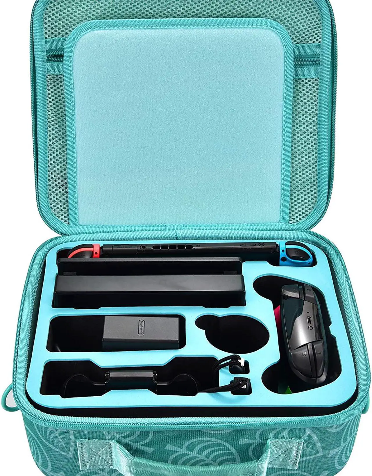 Alt view image 3 of 7 - Nintendo Switch Travel Case, Protective Case with Shoulder Strap Compatible with Nintendo Switch System