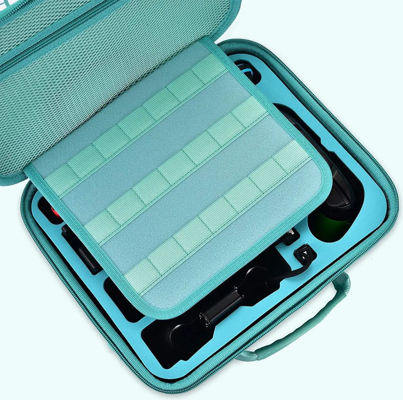 Alt view image 6 of 7 - Nintendo Switch Travel Case, Protective Case with Shoulder Strap Compatible with Nintendo Switch System