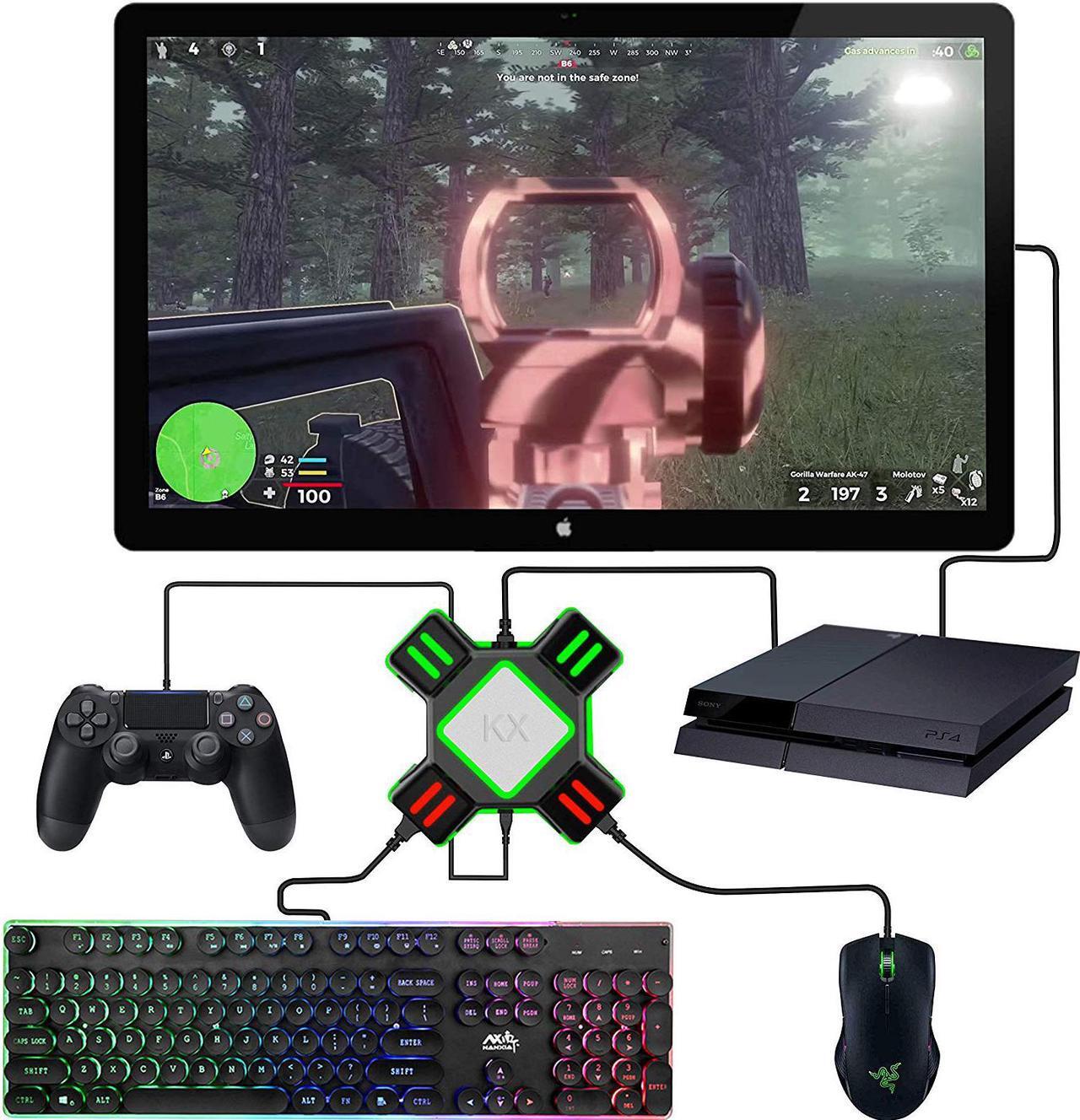 Alt view image 5 of 7 - Keyboard and Mouse Adapter Controller Converter Adapter for Nintendo Switch PS4 PS4 Pro PS4 Slim XBOX PS3 PS3 Slim Keyboard Adapter for Games Like FPS, TPS, RPG and RTS, etc