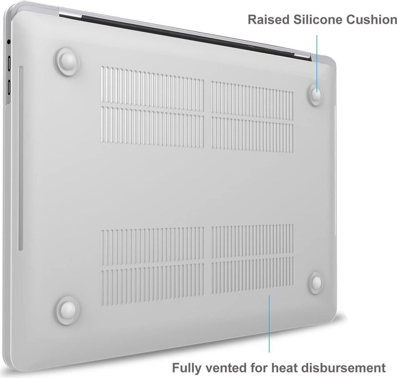 Alt view image 5 of 7 - MacBook Pro 15 Case 2019 2018 2017 2016 Release A1990 A1707, Hard Case Shell Cover and Keyboard Cover for MacBook Pro 15" (2019/2018/2017/2016) with Touch Bar & Touch ID