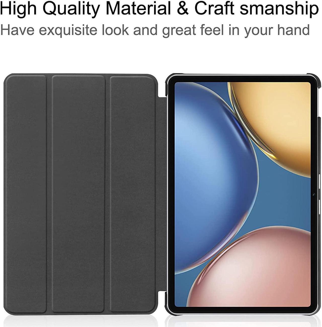 Alt view image 3 of 7 - Case for Honor V7 10.4 inch 2021 with Auto Wake / Sleep, Trifold Slim Lightweight Hard Shell Protective Smart Cover for Honor Tablet V7 with Stand