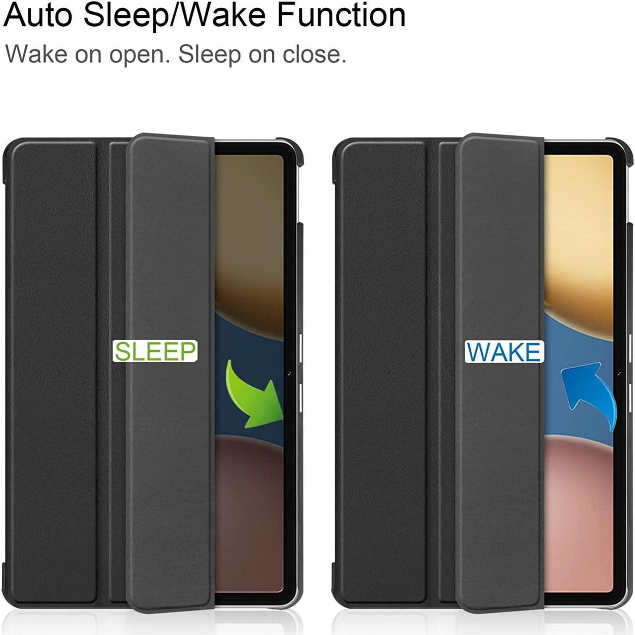 Alt view image 4 of 7 - Case for Honor V7 10.4 inch 2021 with Auto Wake / Sleep, Trifold Slim Lightweight Hard Shell Protective Smart Cover for Honor Tablet V7 with Stand