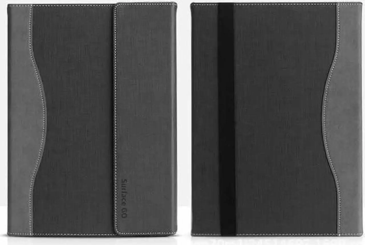 Alt view image 6 of 7 - Protective Case for Microsoft Surface Go 3 2021 / Surface Go 2 2020 / Surface Go 2018 - Multi-Angle Portfolio Business Cover with Pen Holder, Compatible with Type Cover Keyboard