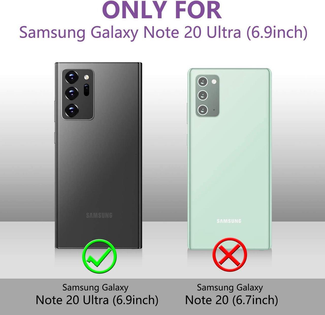 Alt view image 2 of 7 - Galaxy Note 20 Ultra Waterproof Case, Built-in Screen Protector Full-Body Protection Heavy Duty Shock-Proof dust-Proof Cover Case for Samsung Galaxy Note 20 Ultra 6.9 inch Black