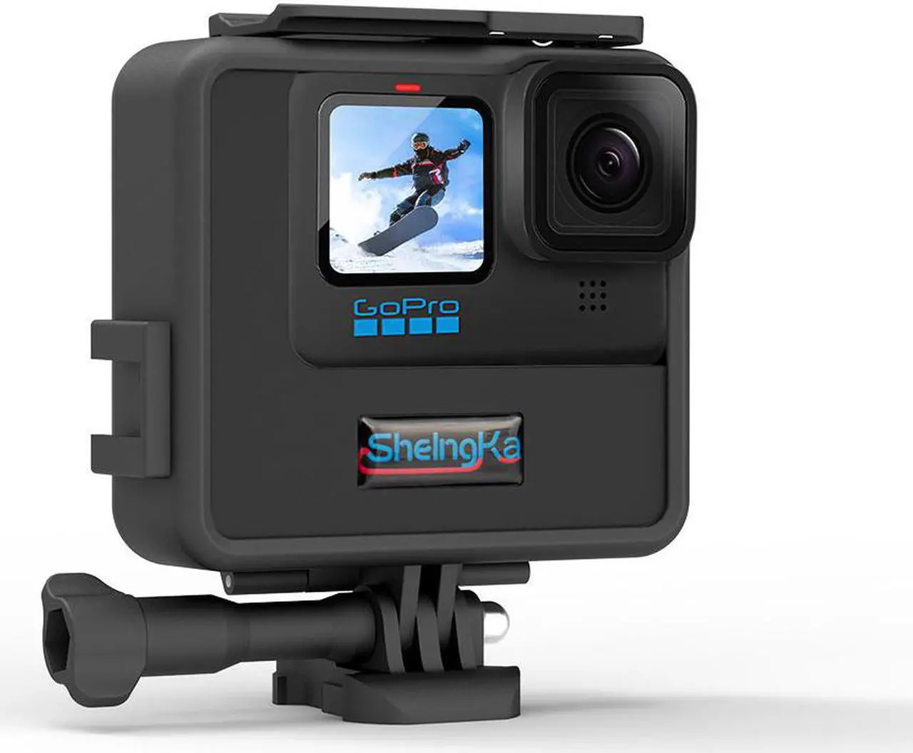 Main image of Extended Battery for GoPro Hero 9 / GoPro 10 Black Extra Battery with Shockproof Protective Frame Housing Case Cover Shell with Side Power Bank
