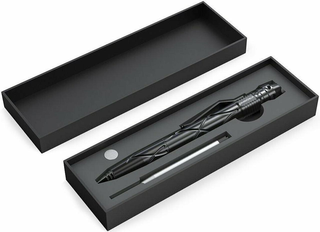 Alt view image 4 of 7 - Tactical Self Defense Tactical Penlight Water Resistant LED Flashlight Torch For Hunting Camping Hiking Fishing Self-Defense Emergency