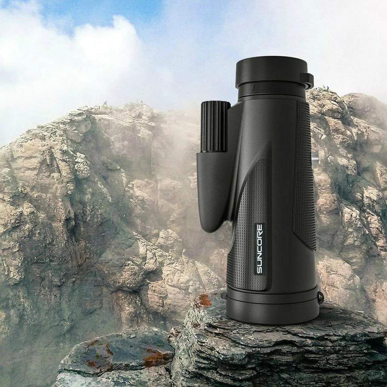 Alt view image 2 of 7 - Monocular Telescope 12x50 High Power Waterproof Monocular Scope with Phone Mount & Hose Tripod Monocular Compact Fogproof Scope BAK4 Prism FMC Monoculars for Adults Hunting Camping Travelling Wildlife