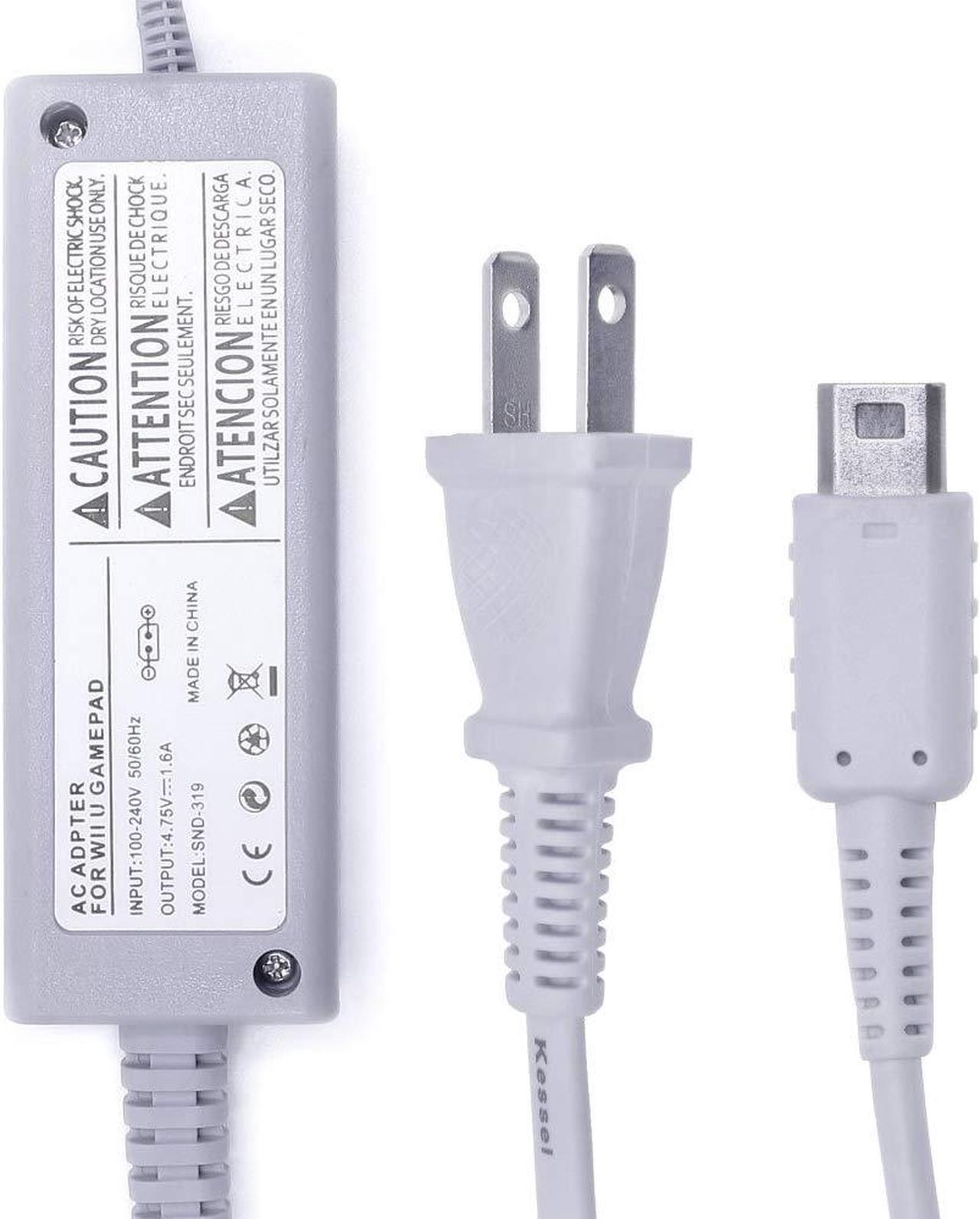 Alt view image 3 of 5 - Wii U GamePad Charger, Power Supply AC Adapter Charging Cable with Charger Cord for Nintendo WiiU Gamepad