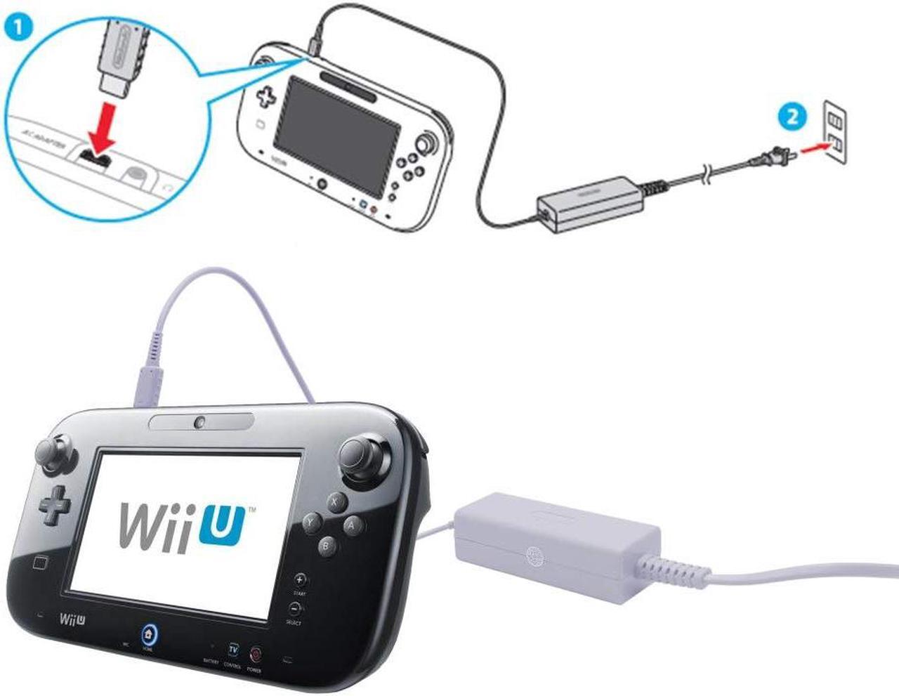 Alt view image 5 of 5 - Wii U GamePad Charger, Power Supply AC Adapter Charging Cable with Charger Cord for Nintendo WiiU Gamepad