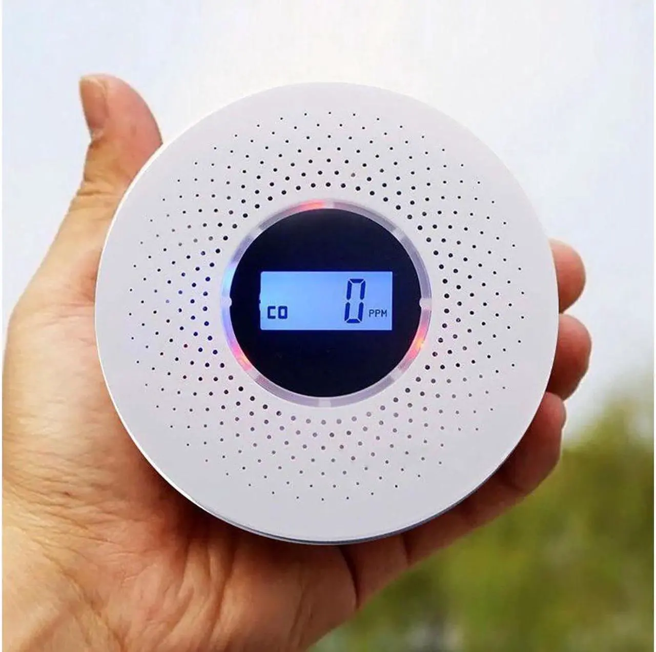 Alt view image 3 of 7 - Smoke and Carbon Monoxide Detector Combo, with Sound Warning and Number Display Battery Powered Smoke CO Alarm Detector
