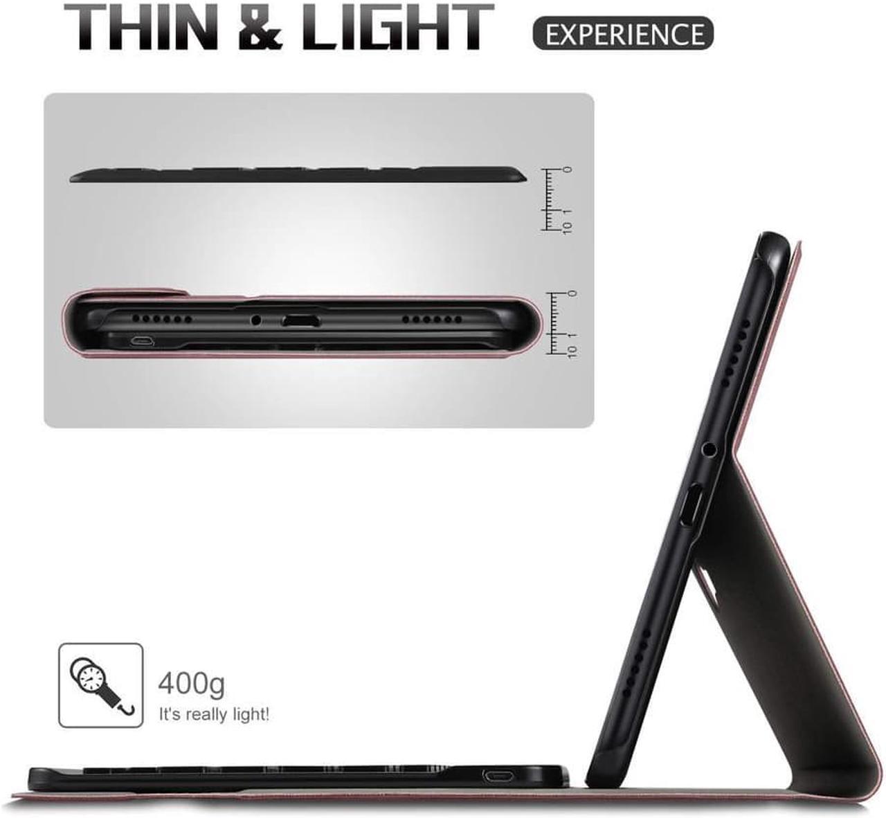 Alt view image 2 of 7 - Keyboard Case for Samsung Galaxy Tab A 10.5 Case with Detachable Wireless Bluetooth Keyboard Smart Stand Cover for Samsung Galaxy Tab A 10.5 2018 Release SM-T590 (Wi-Fi) SM-T595 (LTE) Tablet
