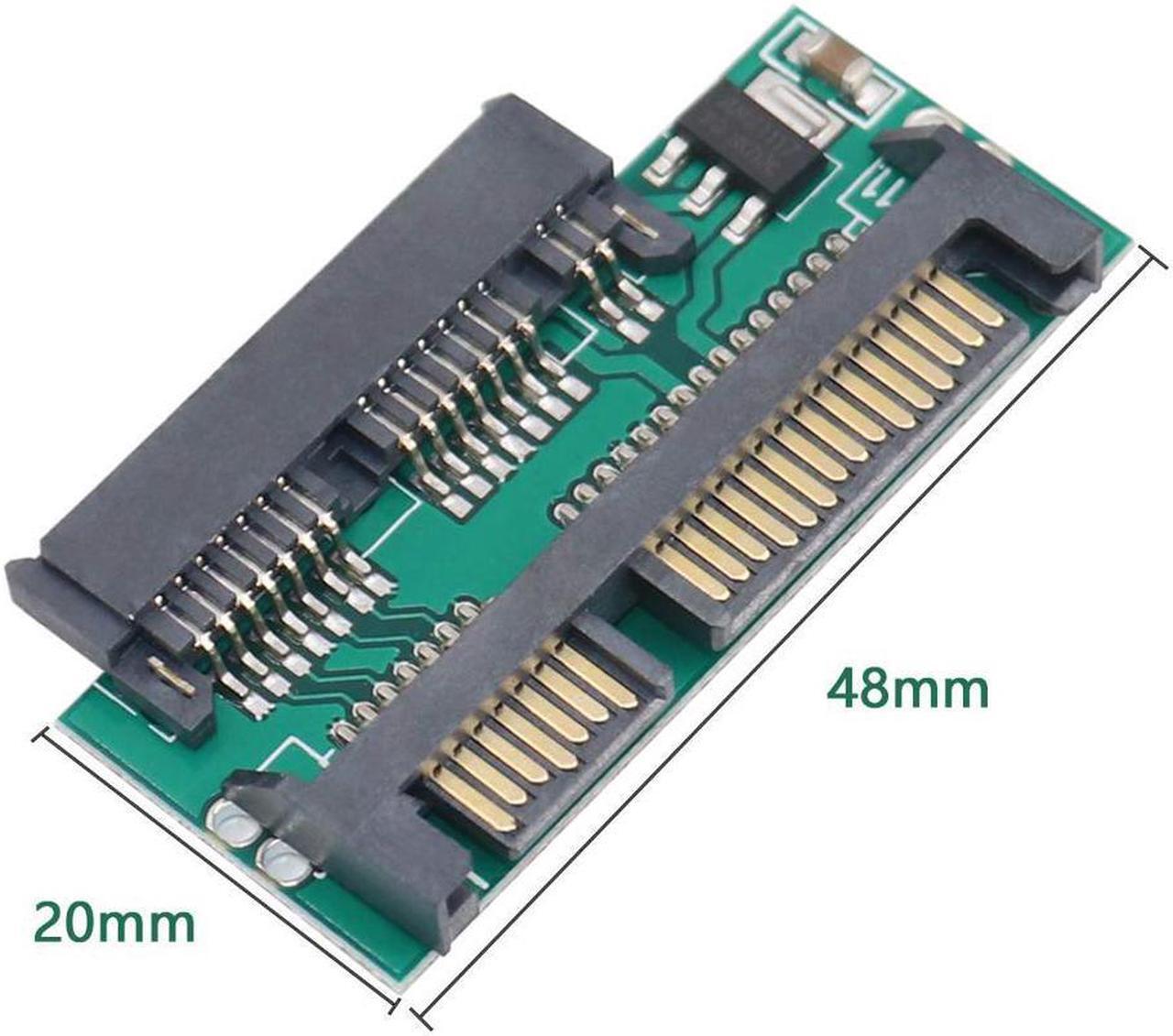 Alt view image 2 of 5 - 1.8" Micro SATA SSD 3V to 2.5" 22PIN SATA 5V Adapter Converter for 2.5 SATA Laptop Adapter (SATA Adapter Converter Card)