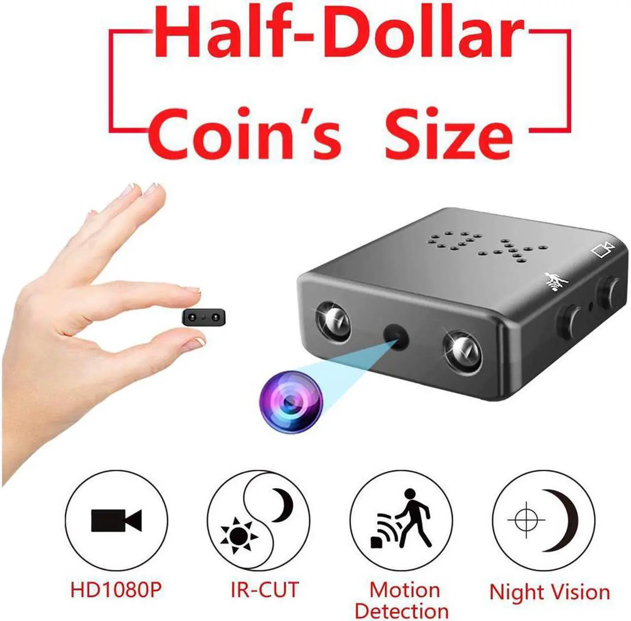 Main image of Smallest Hidden Spy Camera Werleo 1080P Mini Secret HD Conceal Nanny Video Recorder with Night Vision and Motion Detection Tiny Compact Covert Security Camera for Home Office Car Dash Inside Spying