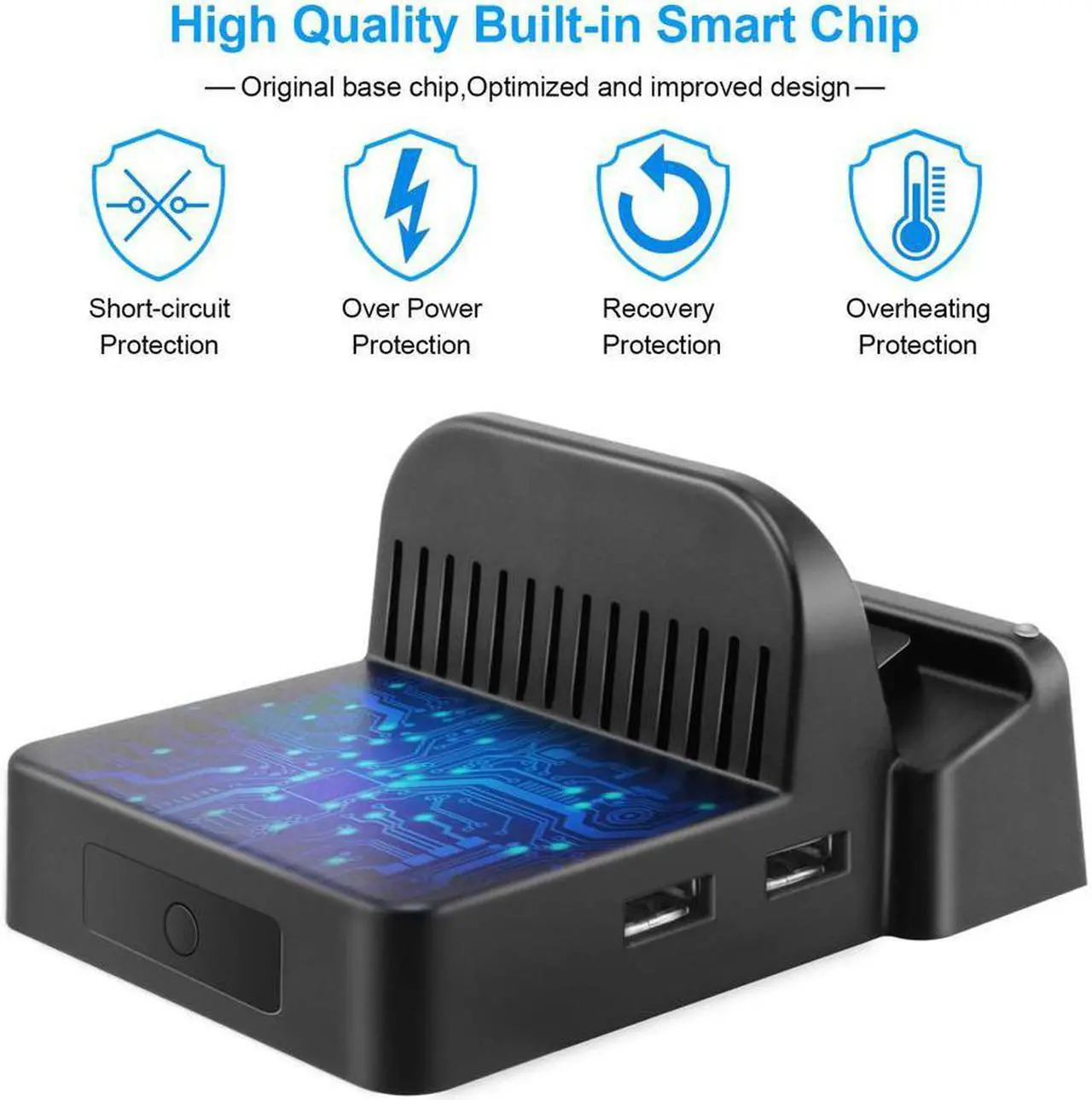 Alt view image 4 of 6 - Switch TV Dock Portable Charging Stand for Nintendo SwitchCompact Switch to HDMI AdapterMini Switch Docking Station with Extra USB 30 Port Replacement Charging Dock for Nintendo Switch