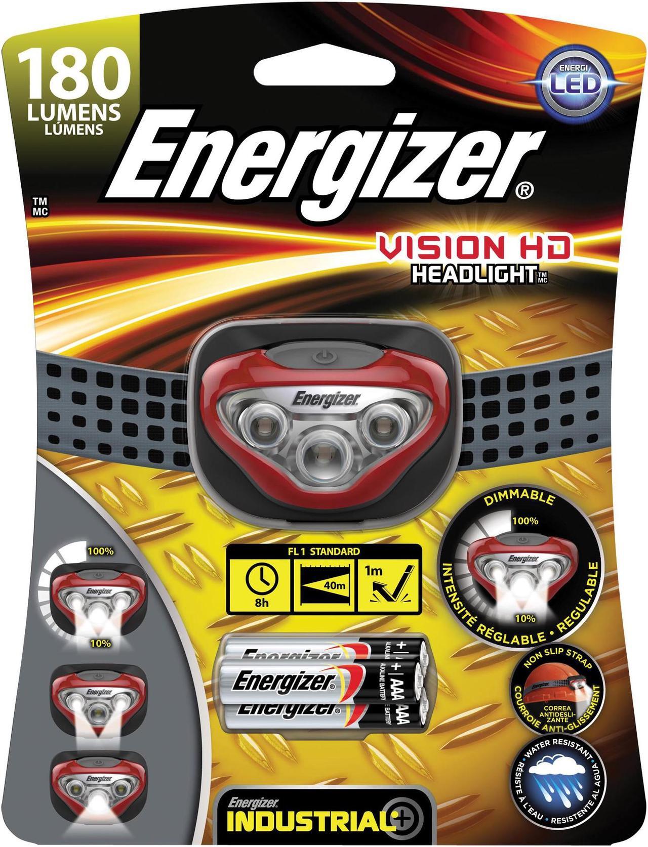 Alt view image 8 of 11 - ENERGIZER HDBIN32EB Headlamp, LED, 4 Modes, 300 Lumens, Red