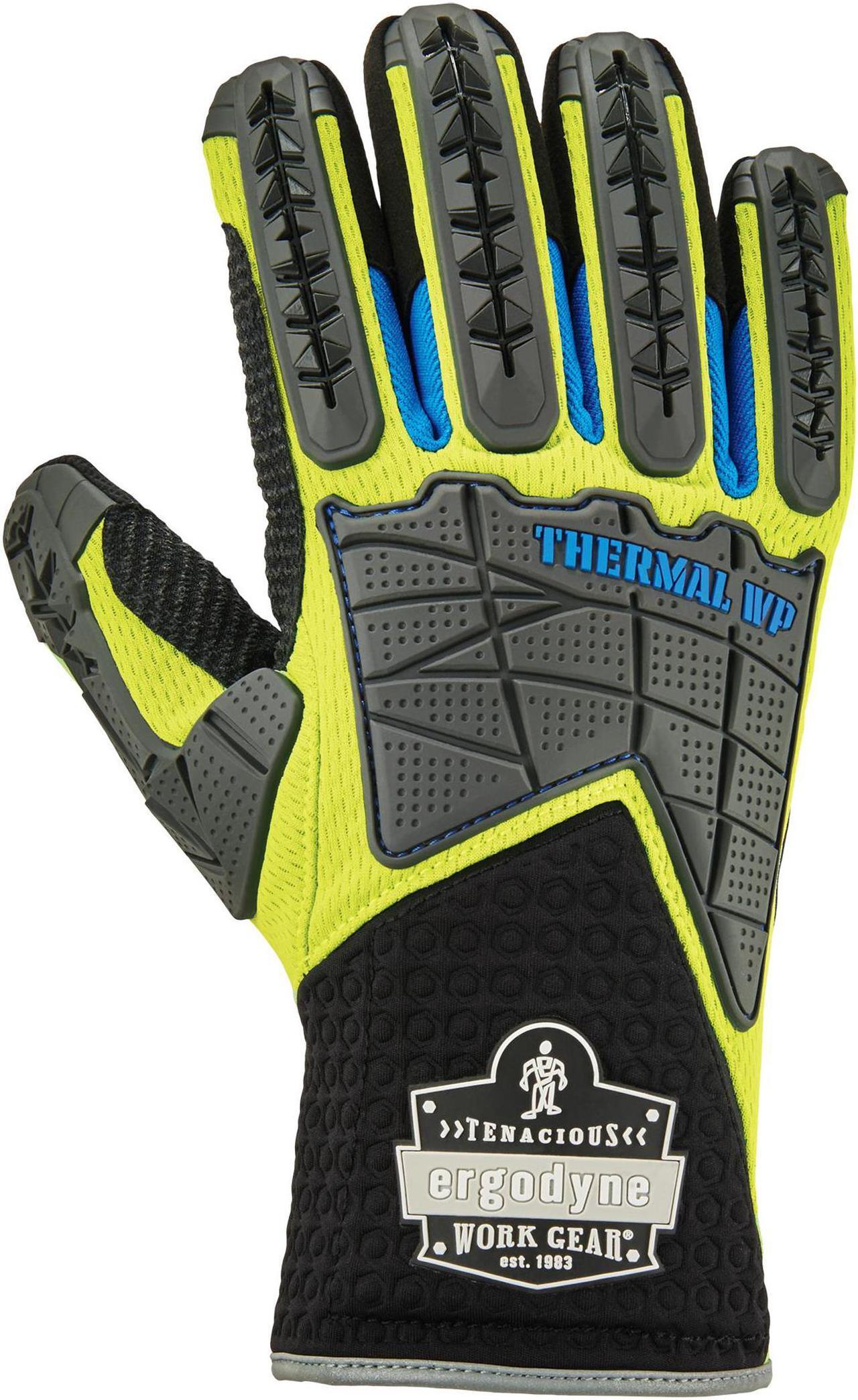 Alt view image 2 of 7 - 925WP L Lime Performance DIR Gloves + Thermal WP