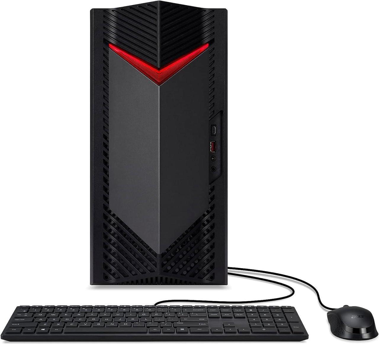 Acer Nitro 50 Gaming Desktop - Nvidia GeForce RTX 4060 8G GDDR6 Intel Core i5-13400F 16GB DDR4 RAM 1TB SSD Windows 11 Home, 1 Year Manufacturer Warranty