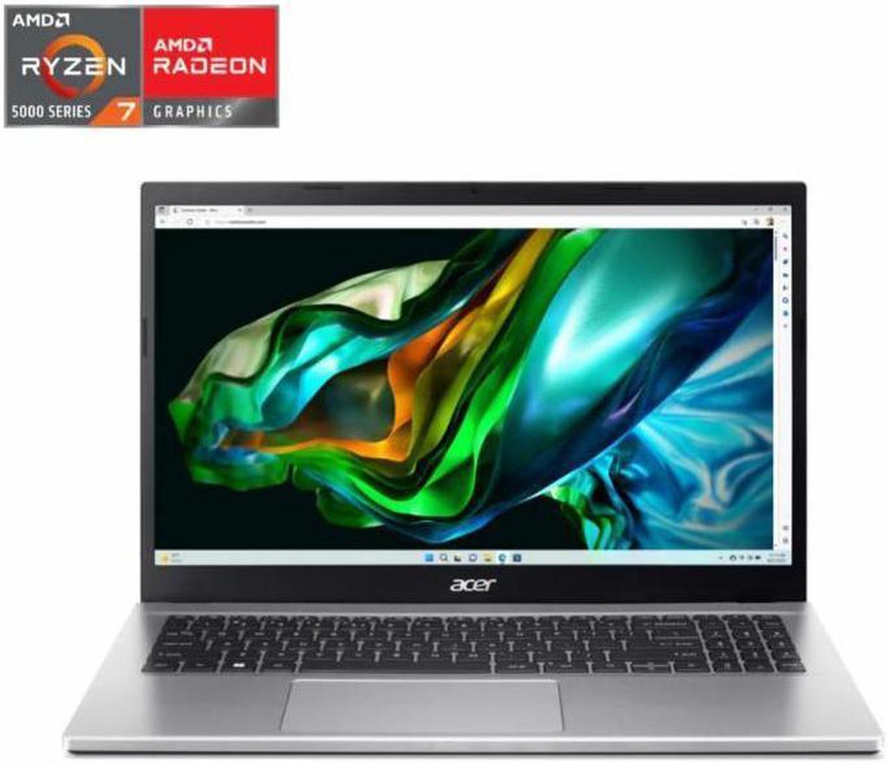 Acer Aspire 3 15.6" FHD Everyday Laptop - AMD Ryzen 7 5700U 16GB DDR4 512GB SSD AMD Ryzen Graphics W11 - 1 Year Acer Manufacturer Warranty