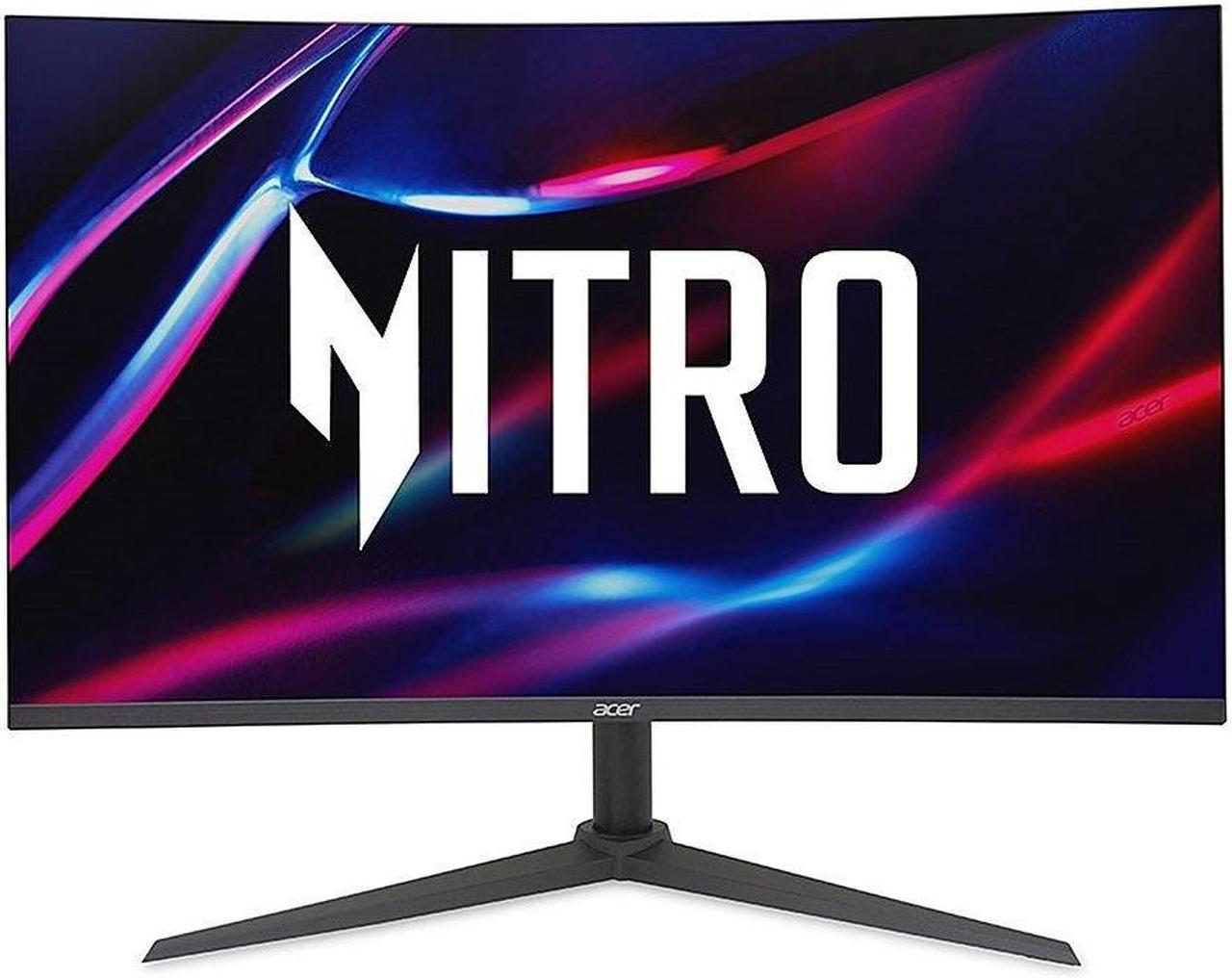 Acer Nitro XZ320QU S3bmiiphx Curved Gaming Monitor - 31.5" WQHD VA Display|1ms|180Hz|HDMI/DP|AMD FreeSync Premium Technology| VESA Mount - Acer Warranty