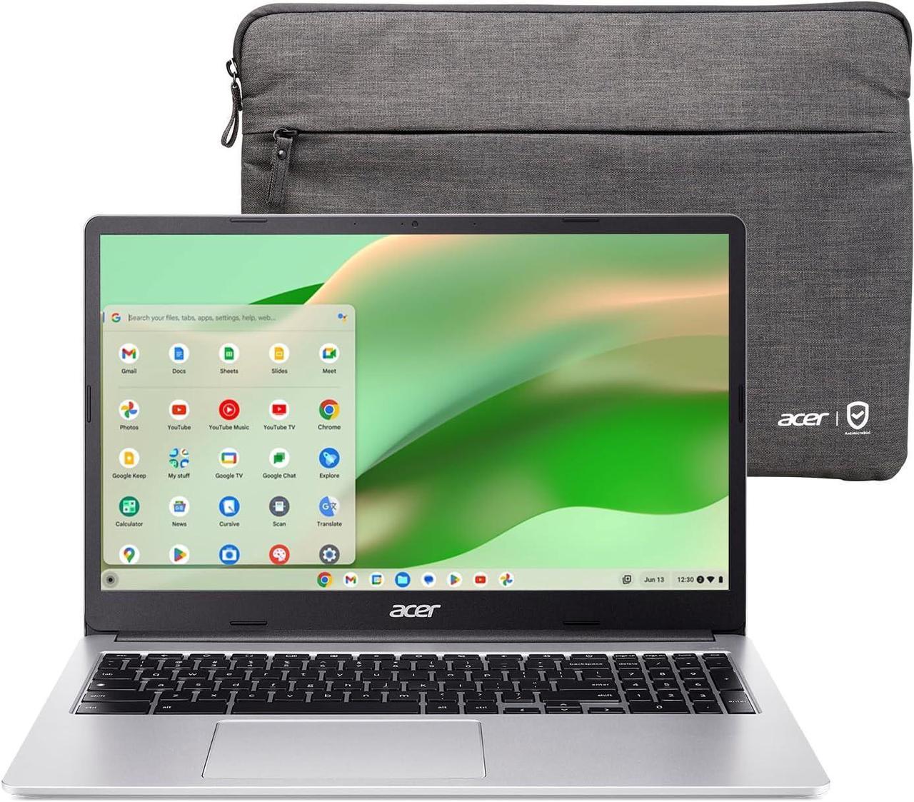 Acer Chromebook 315 Laptop - Intel Pentium Silver N4500 15.6" Full HD IPS TouchScre Intel UHD Graphics 8GB LPDDR4X 128GB eMMC Wi-Fi 6 DTS Audio Chrome OS - 1 Year Acer Manufacturer Warranty