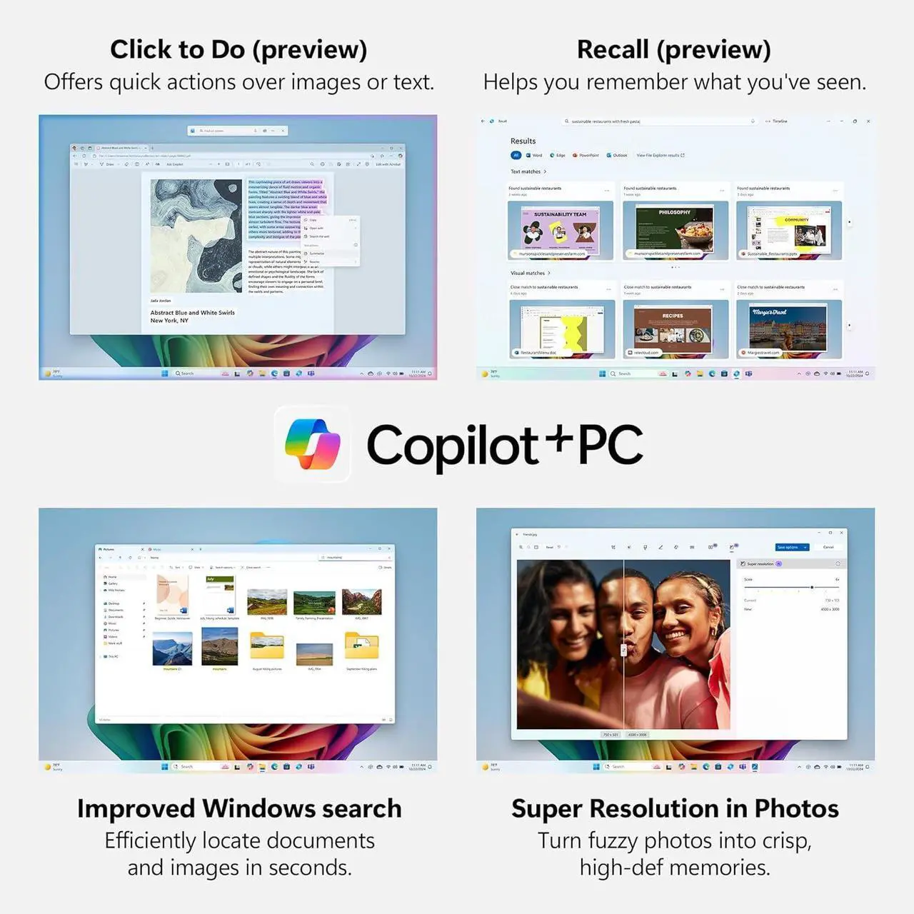 Alt view image 2 of 7 - Acer Swift 14 AI Copilot+ PC - 14" WUXGA Touch AMD Ryzen AI 9 365 16GB DDDR5X 1TB SSD AMD Radeon 880M Graphics Wi-Fi 7+BT5.4 W11- Excellent Recertified with 1 Year Acer Manufacturer Warranty