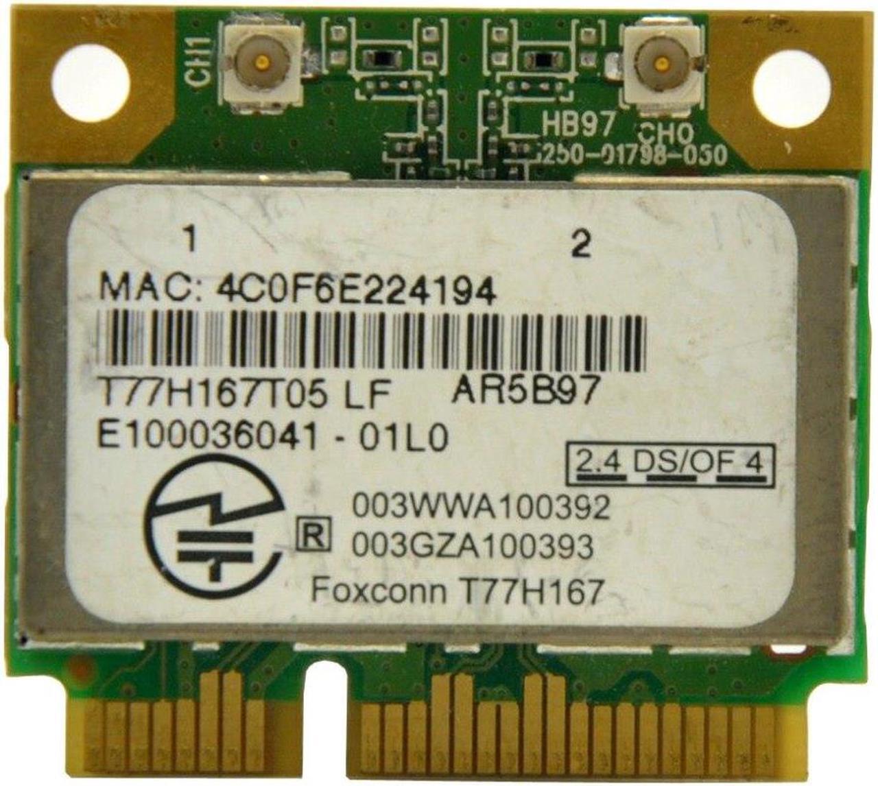Main image of for Atheros AR9287 AR5B97 802.11b/g/n 300Mbps Wireless Half Mini Pci-E Express WiFi Adapter WLAN Card for Laptop PC