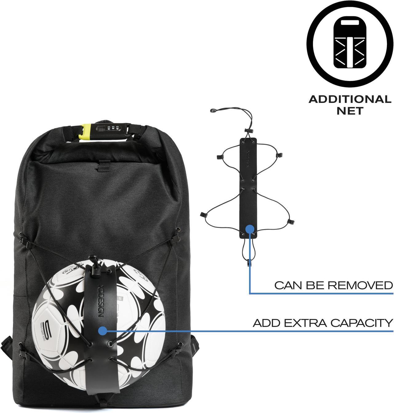 Alt view image 5 of 19 - XD Design Urban Lite Anti-Theft Laptop Backpack Black (Unisex Travel Bag)